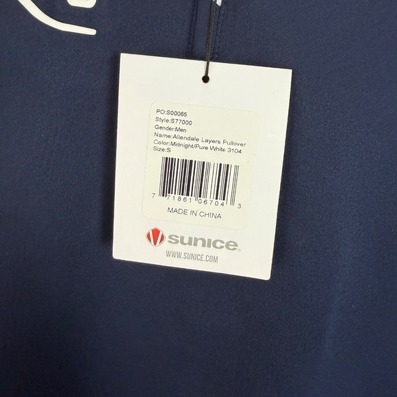 Sunice Allendale Superlite FX Las Vegas Classic Quarter Zip Pullover Mens SMALL - Picture 3 of 10